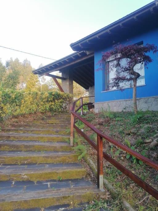 La Casa Azul De Lua Un Lugar Magico Villa Juncedo Exterior foto