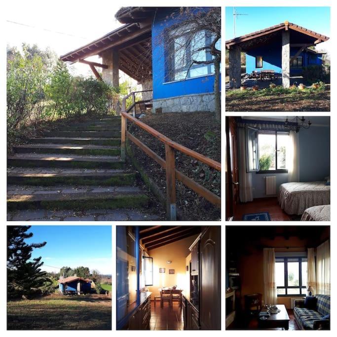 La Casa Azul De Lua Un Lugar Magico Villa Juncedo Exterior foto